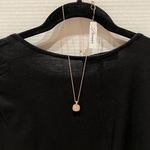 NWT Premier Designs Rose Gold Tone  Tiffany necklace 16-20” necklace
